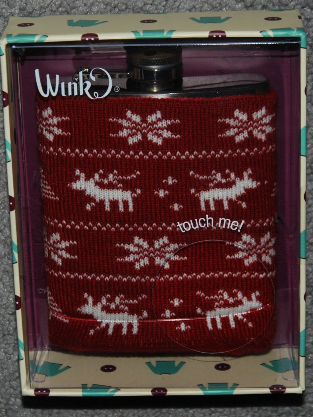 Wink Liquor Hip Flask 7 oz - Wink by Wild Eye Designs